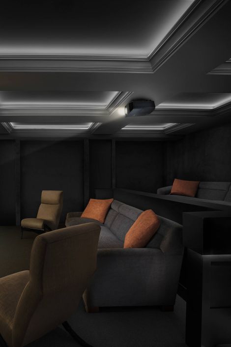 Dark Theater Room